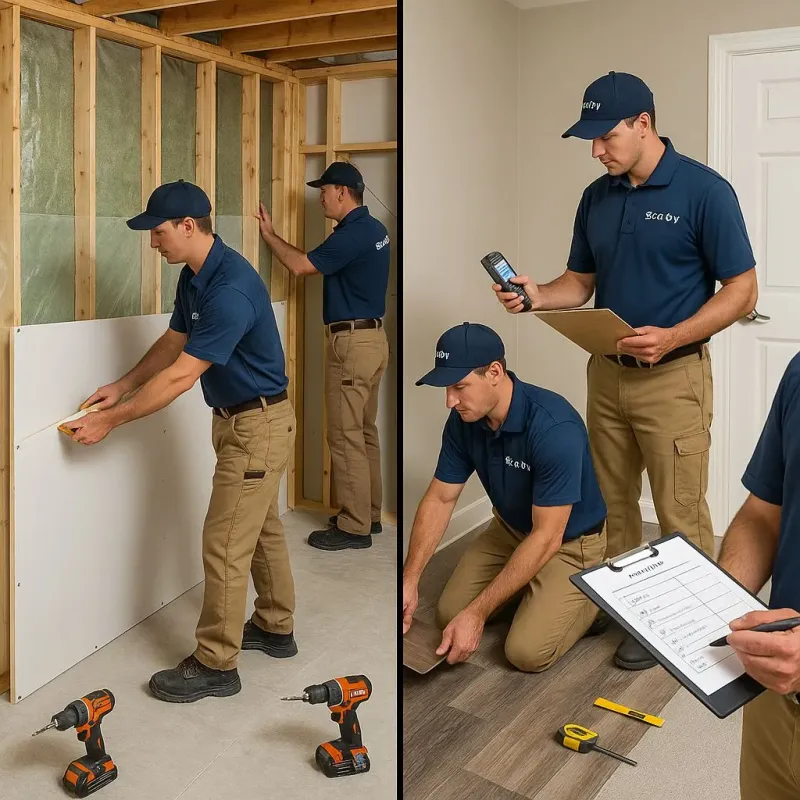 Repairs and Reconstruction process in Orford, NH